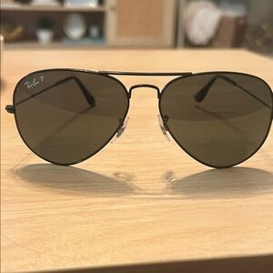 Ray-Ban Black Aviator Shades